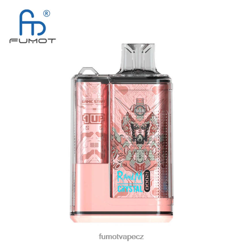 Fumot Crystal 20ml 12000 jednorázový vape box (1 kus) jahodový led B4FVLH280 Fumot Vape Nicotine