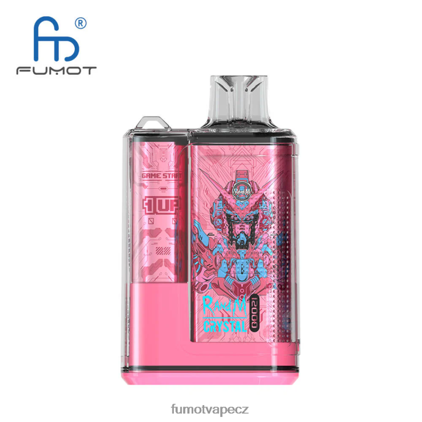 Fumot Crystal 20ml 12000 jednorázový vape box (1 kus) jahodový led B4FVLH280 Fumot Vape Nicotine