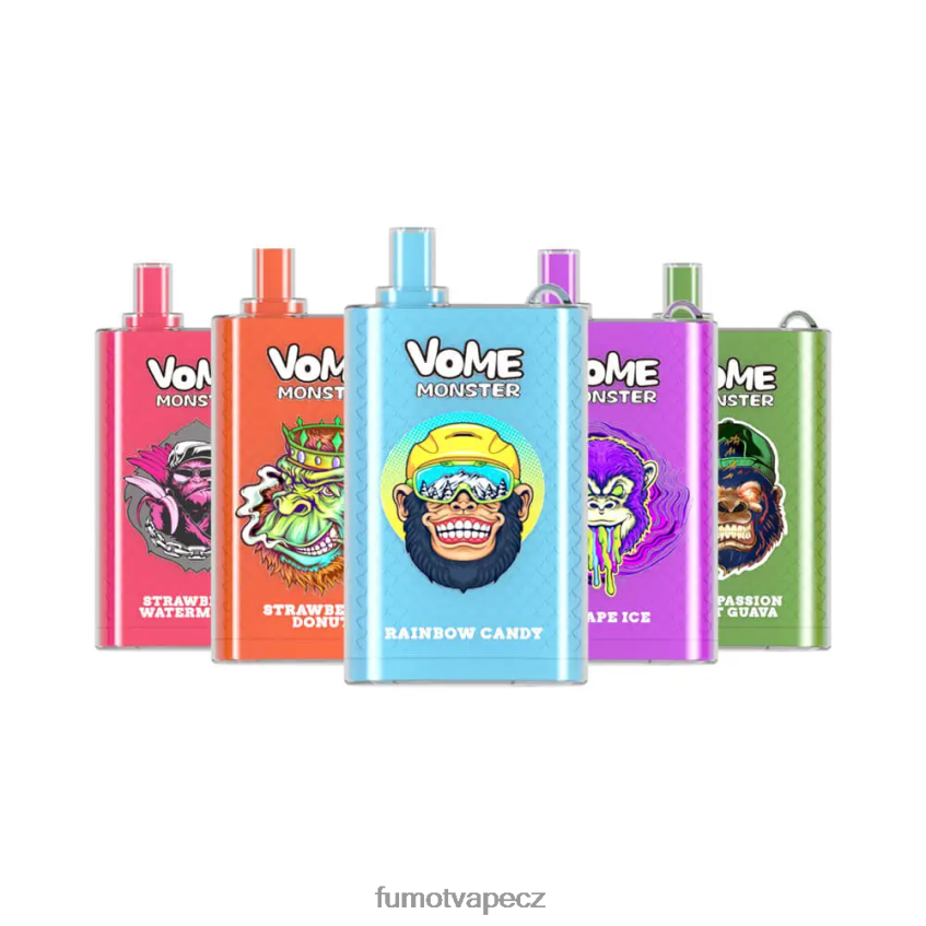 Fumot Vome Monster 10000 jednorázový vape pod přístroj - 20 ml (1 kus) růžová limonáda B4FVLH434 Fumot Vape Sale