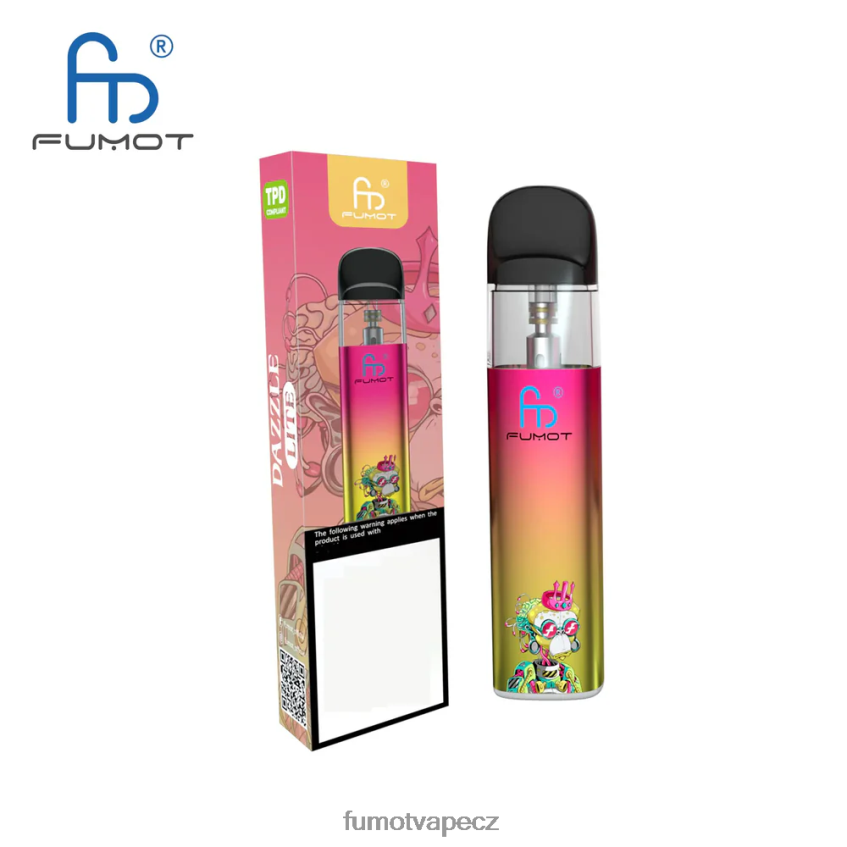 Fumot Dazzle Lite Prázdná vape sada kompatibilní s tpd (1 kus) zeleno-fialová B4FVLH551 Fumot Vape CZ