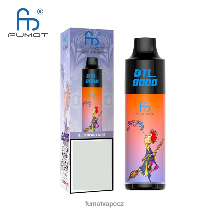 Fumot DTL 8000 jednorázové vape pero - 16 ml (1 kus) ananasový kokosový rum B4FVLH423 Fumot Vape Online Shop