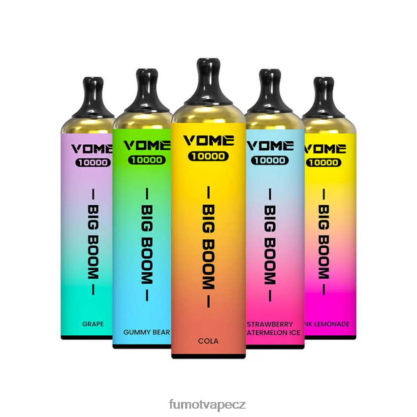 Fumot Vome Big Boom jednorázové vape pero 10000 - 20 ml (1 kus) Gumový medvídek B4FVLH445 Fumot Flavors